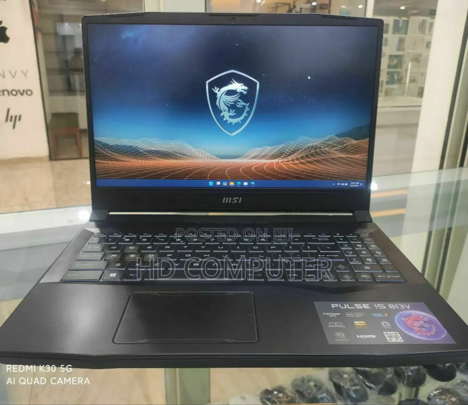 New Laptop MSI GF63 16GB Intel Core I9 SSD 1T