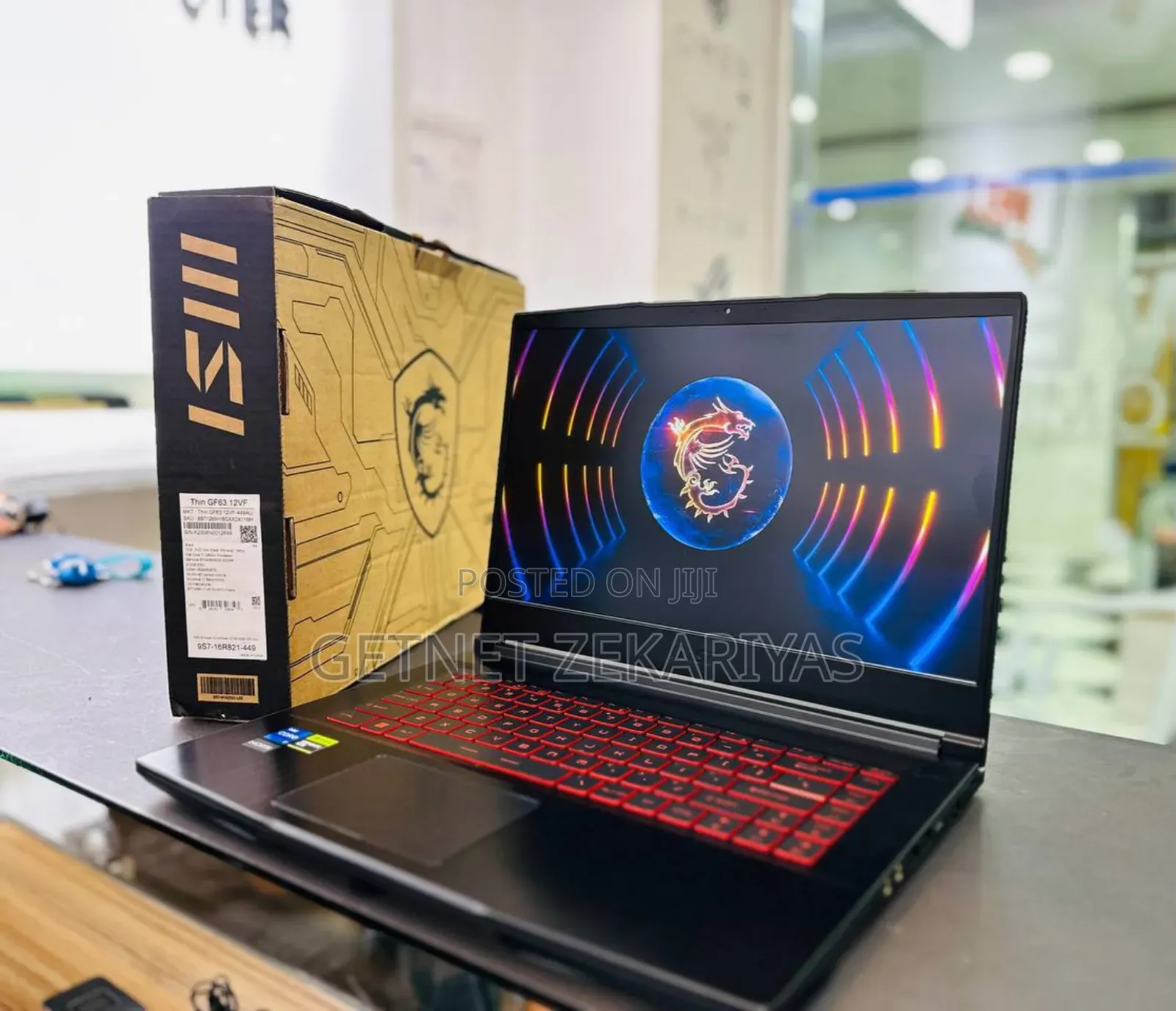 New Laptop MSI GF63 16GB Intel Core I7 SSD 512GB