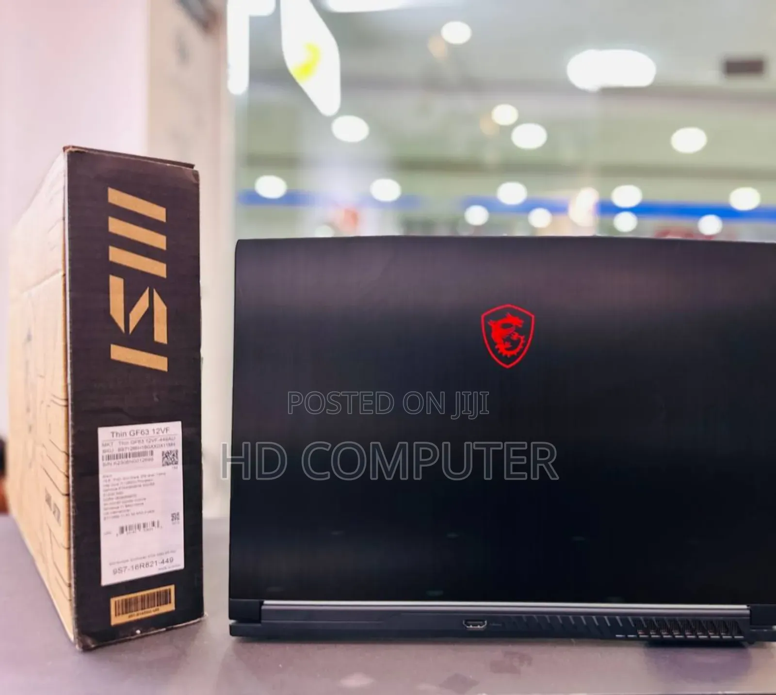 New Laptop MSI GF63 16GB Intel Core I7 SSD 512GB