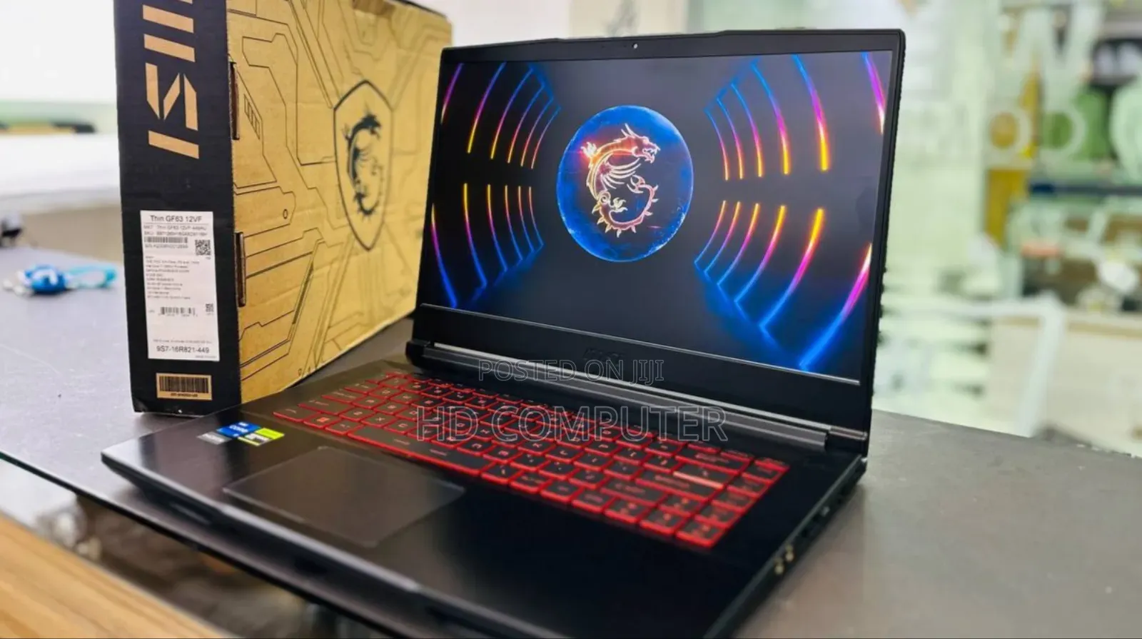 New Laptop MSI GF63 16GB Intel Core I7 SSD 512GB