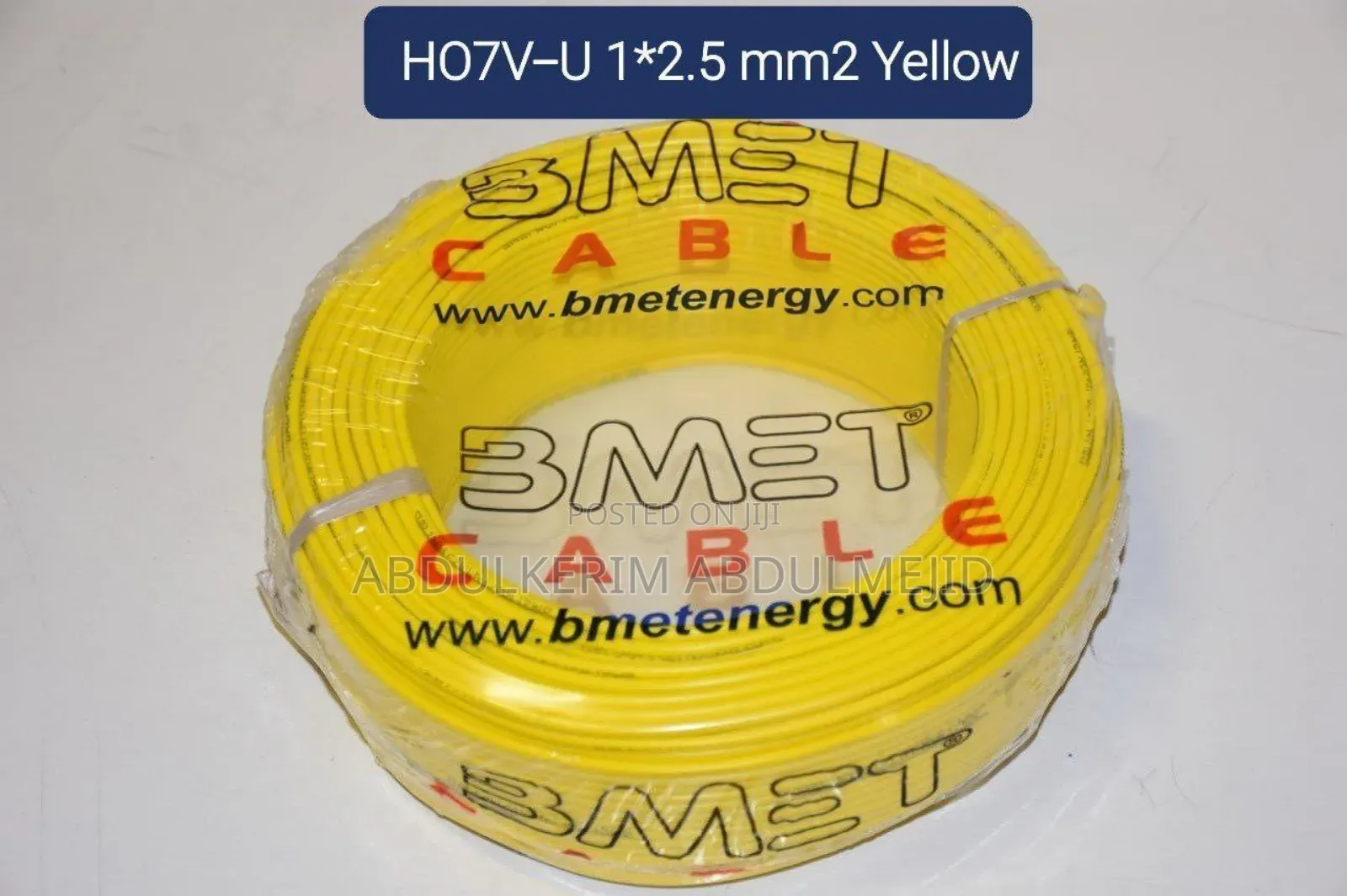 Bmet Cable Euro Cable 1.5. 2.5. 4. 6.