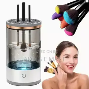 Photo - አስተማማኝ Electric Makeup Brush Cleaner