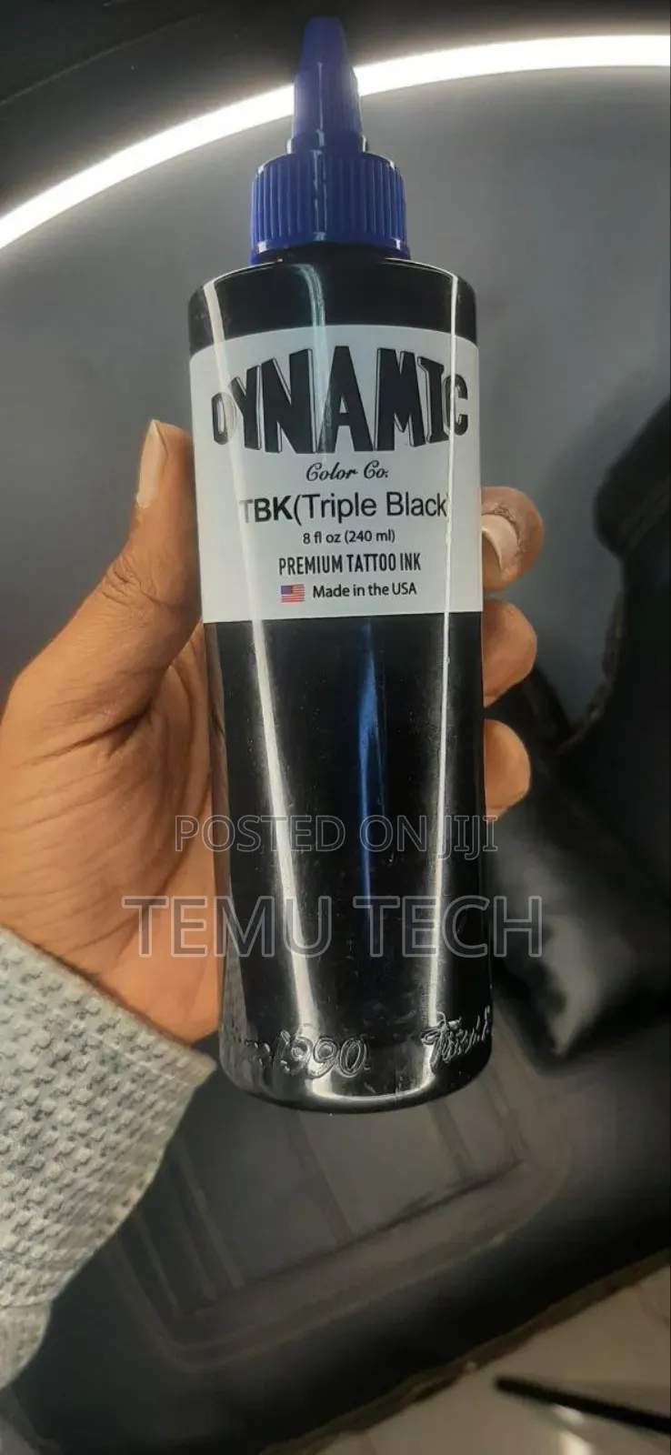 Dynamic Tattoo Ink TBK (Triple Black, 8oz, 240 Ml)