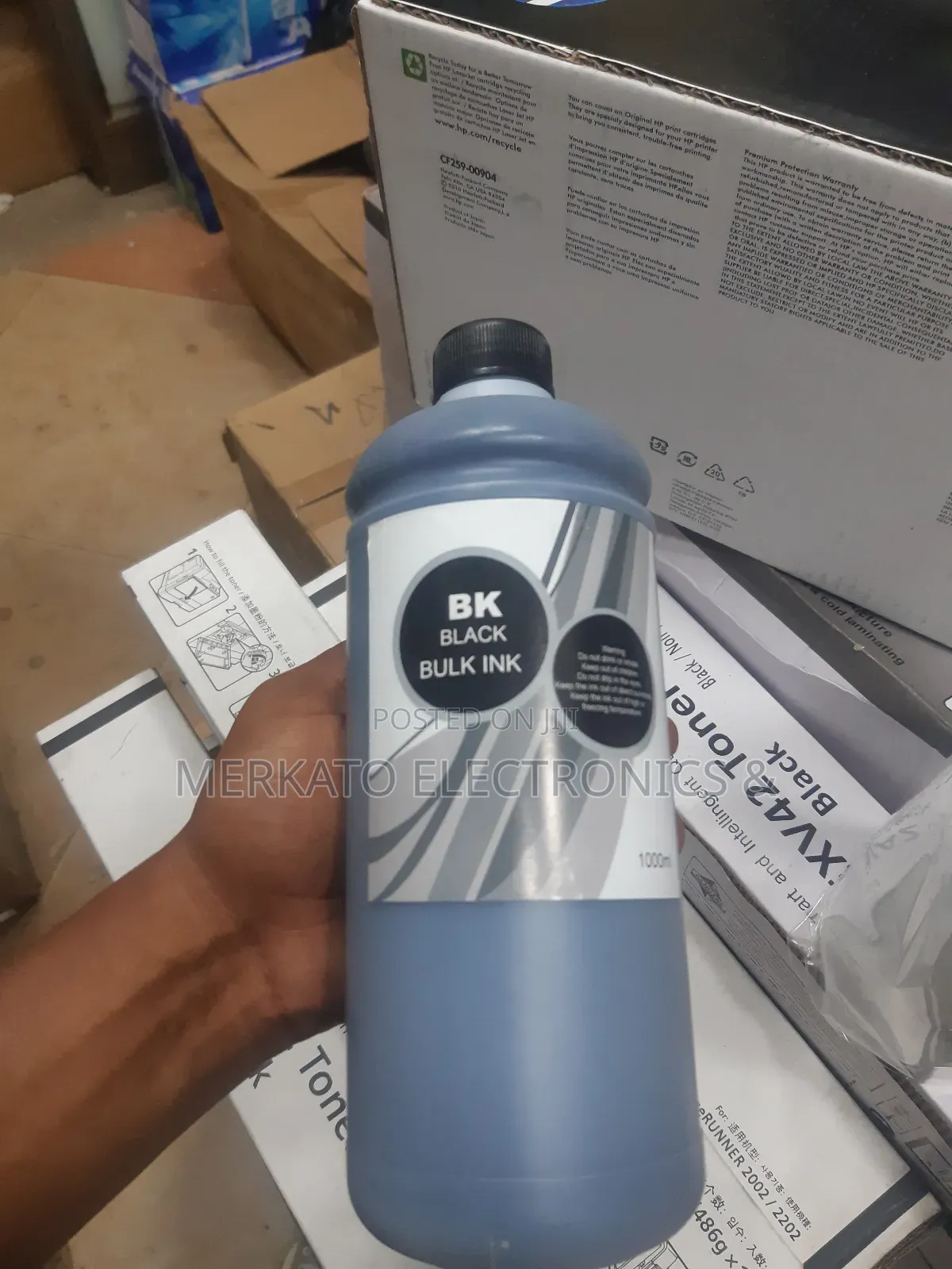 Black Bulk Ink 1 Liter