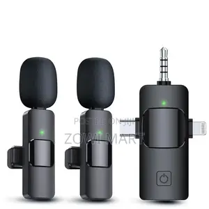 Photo - 3 in 1 Wireless Lavalier Microphones