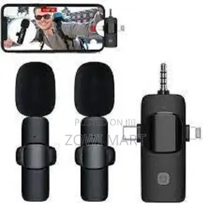 3 in 1 Wireless Lavalier Microphones