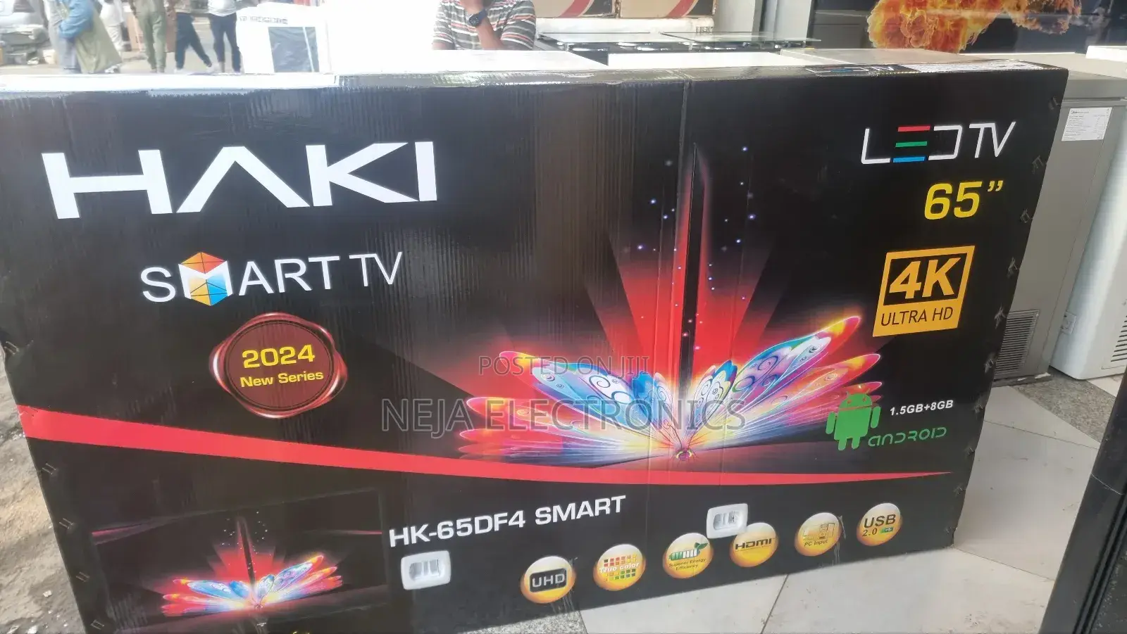 Haki Tv 65in Smart Free Deliver