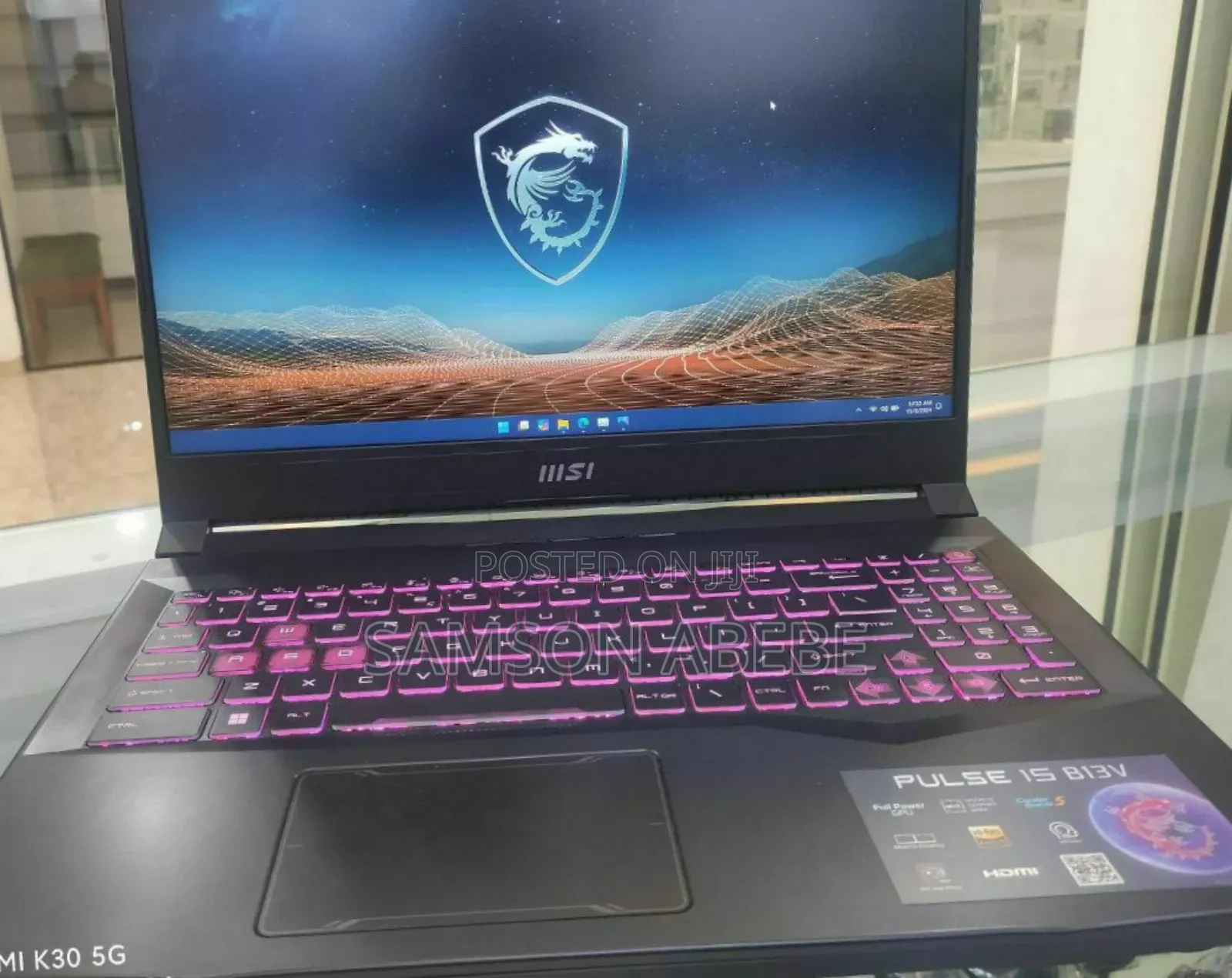New Laptop MSI Pulse GL66 32GB Intel Core I9 SSD 1T
