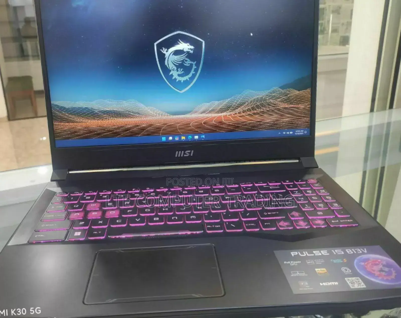 New Laptop MSI Pulse GL66 32GB Intel Core I9 SSD 1T