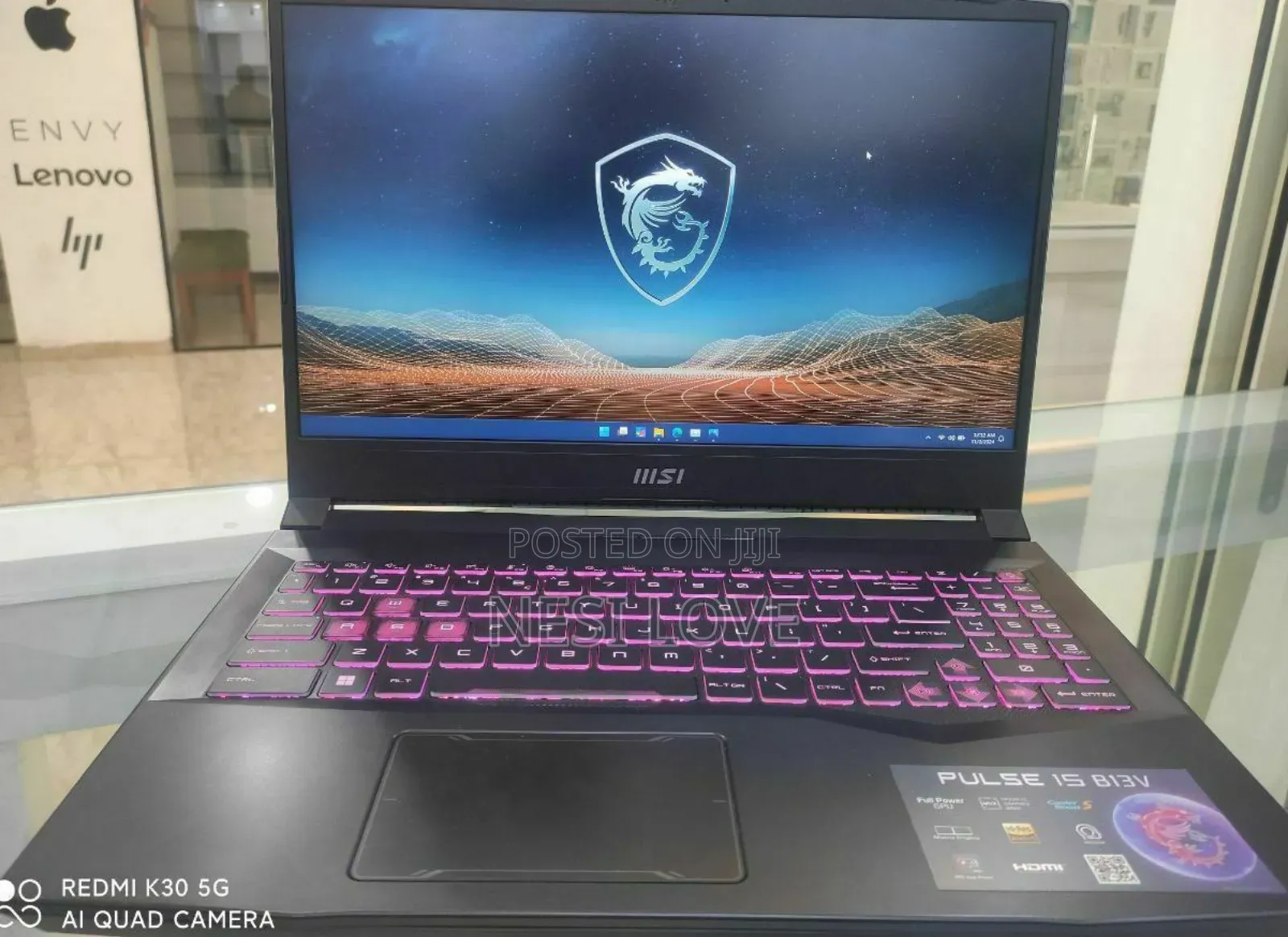 New Laptop MSI Pulse GL66 32GB Intel Core I9 SSD 1T
