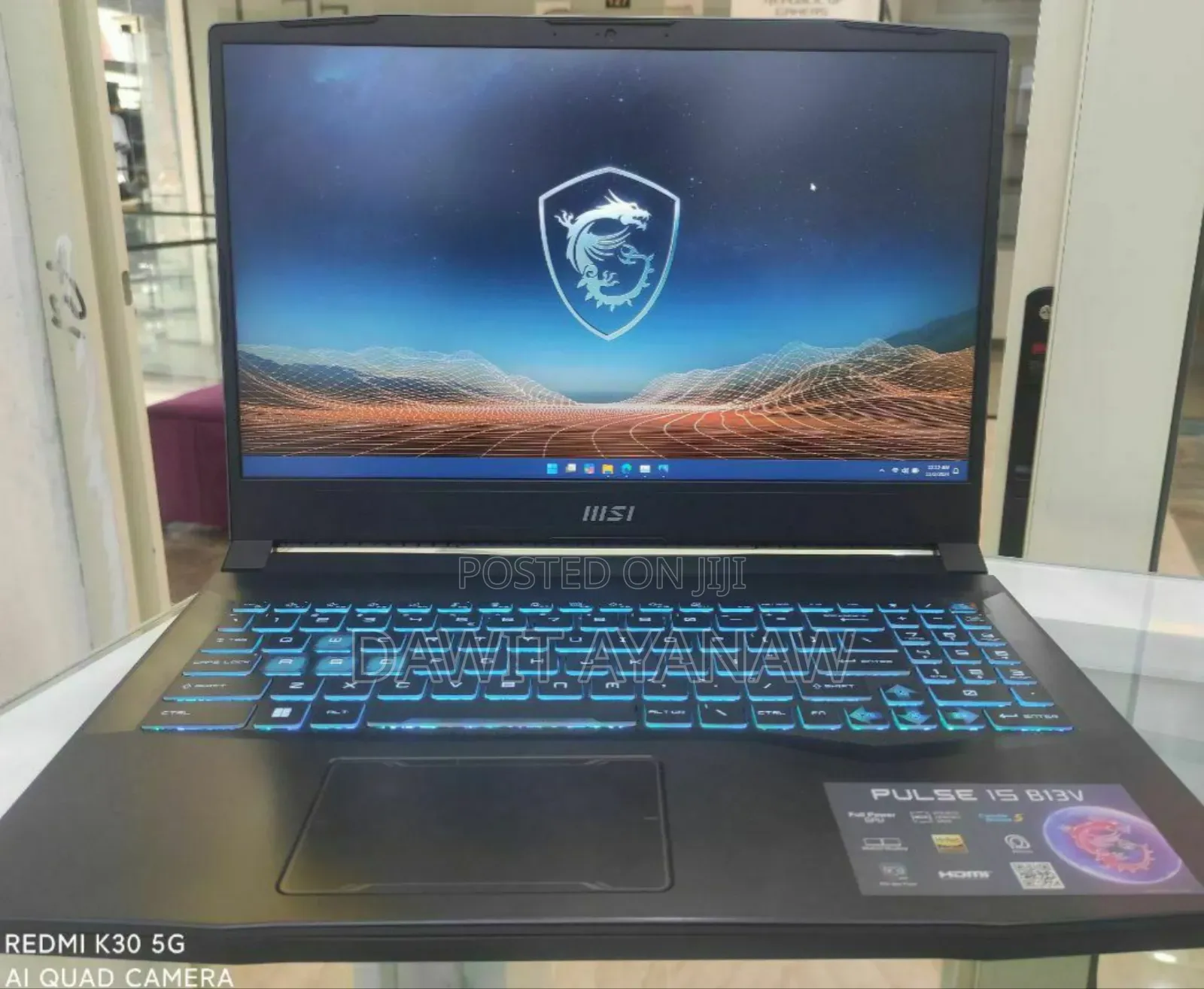 New Laptop MSI 16GB Intel Core I7 SSD 512GB