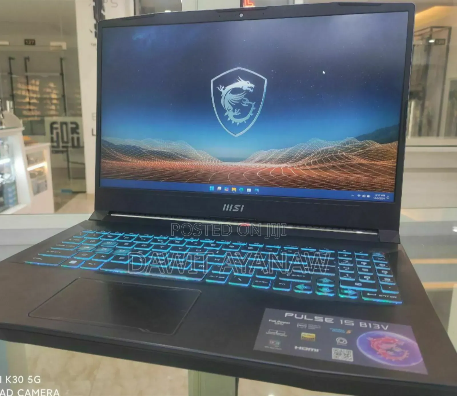 New Laptop MSI 16GB Intel Core I7 SSD 512GB