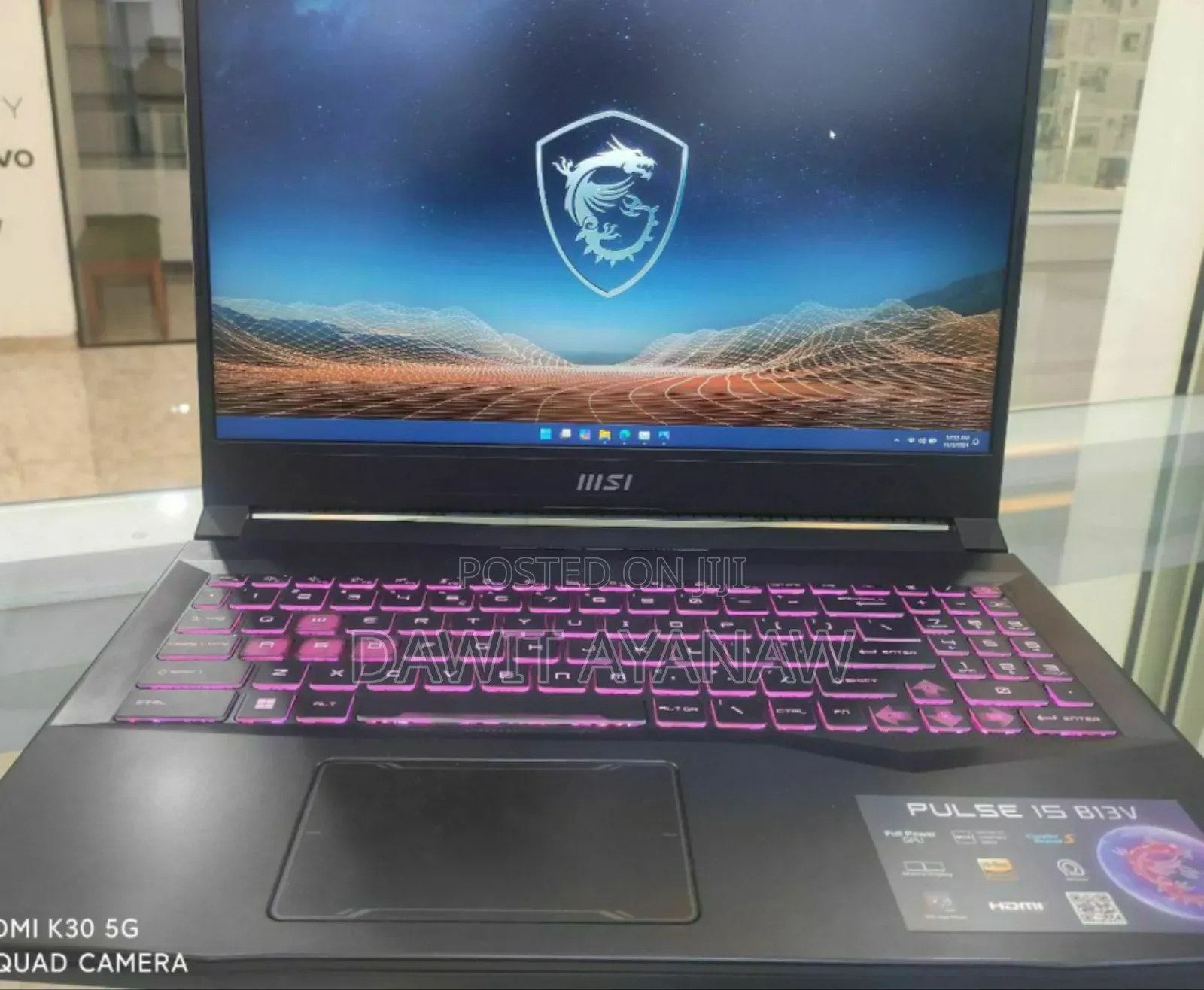 New Laptop MSI 16GB Intel Core I7 SSD 512GB