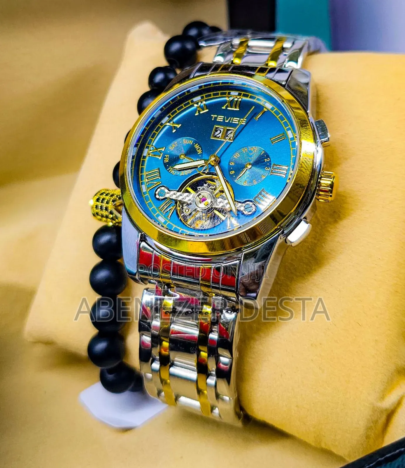 Tevise Automatic Men's Watch Elegant Sophisticated