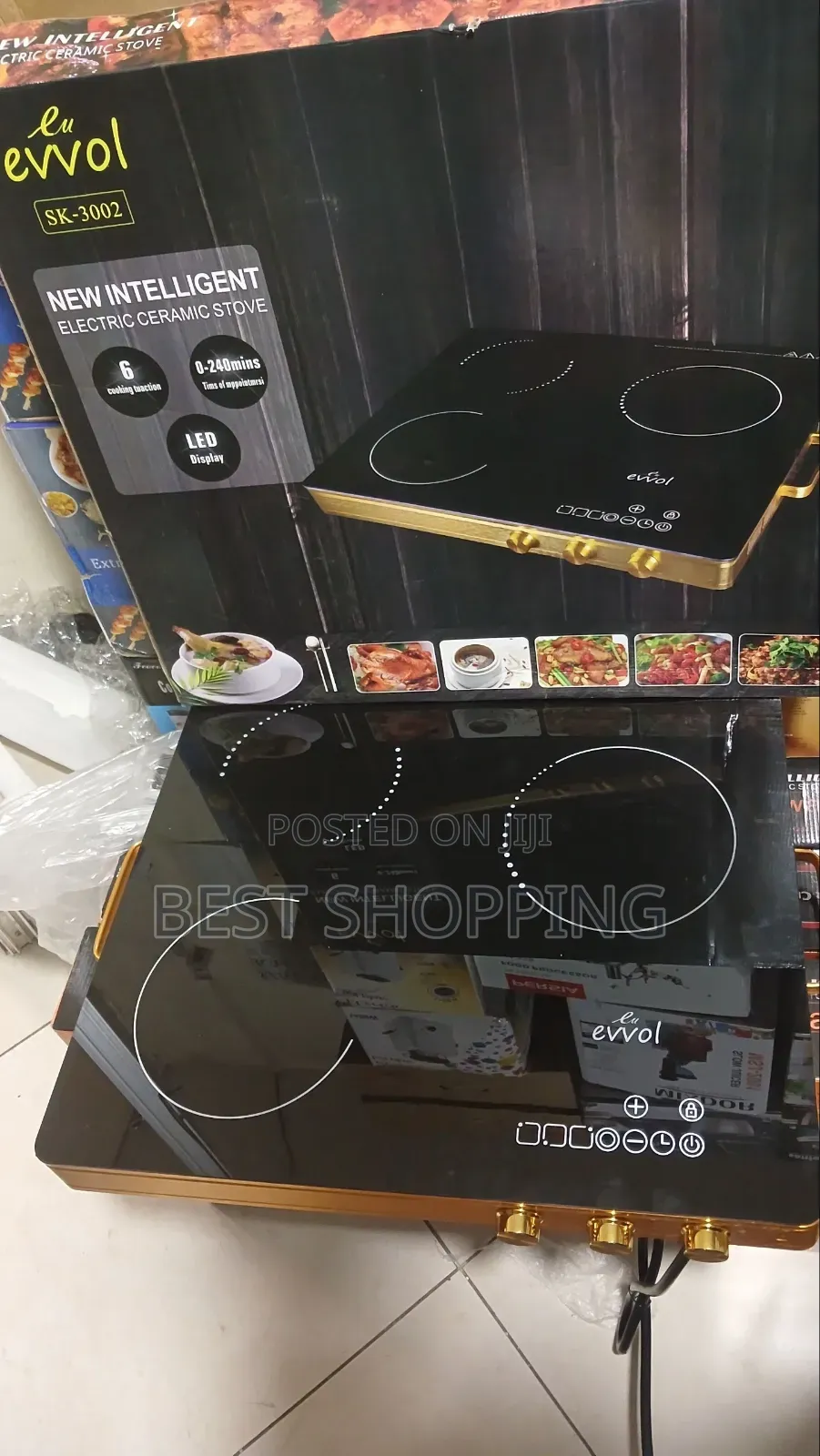 Intelligent 3 in 1 Touch Electric Ceramic Hot Plate(Stove)