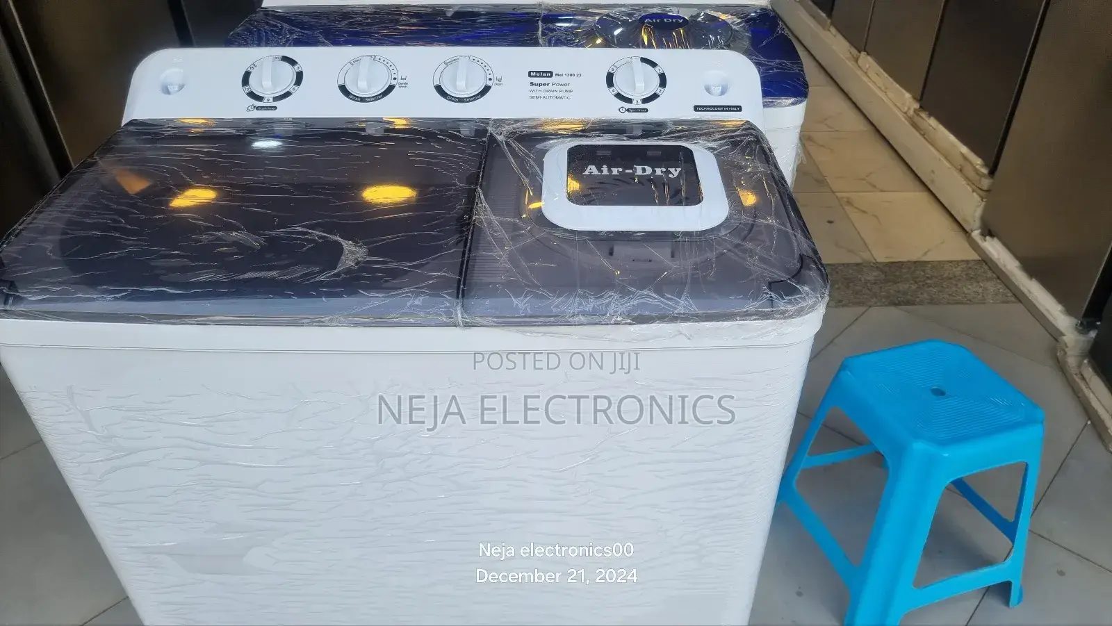 Melan Washing Machine 13kg Free Deliver