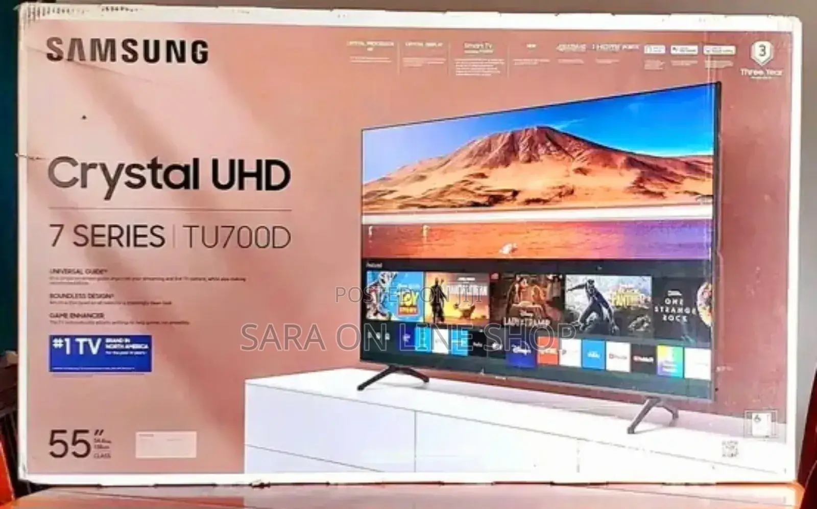 Samsung 55" Curved Crystal Hd 5 Yeara Warranty