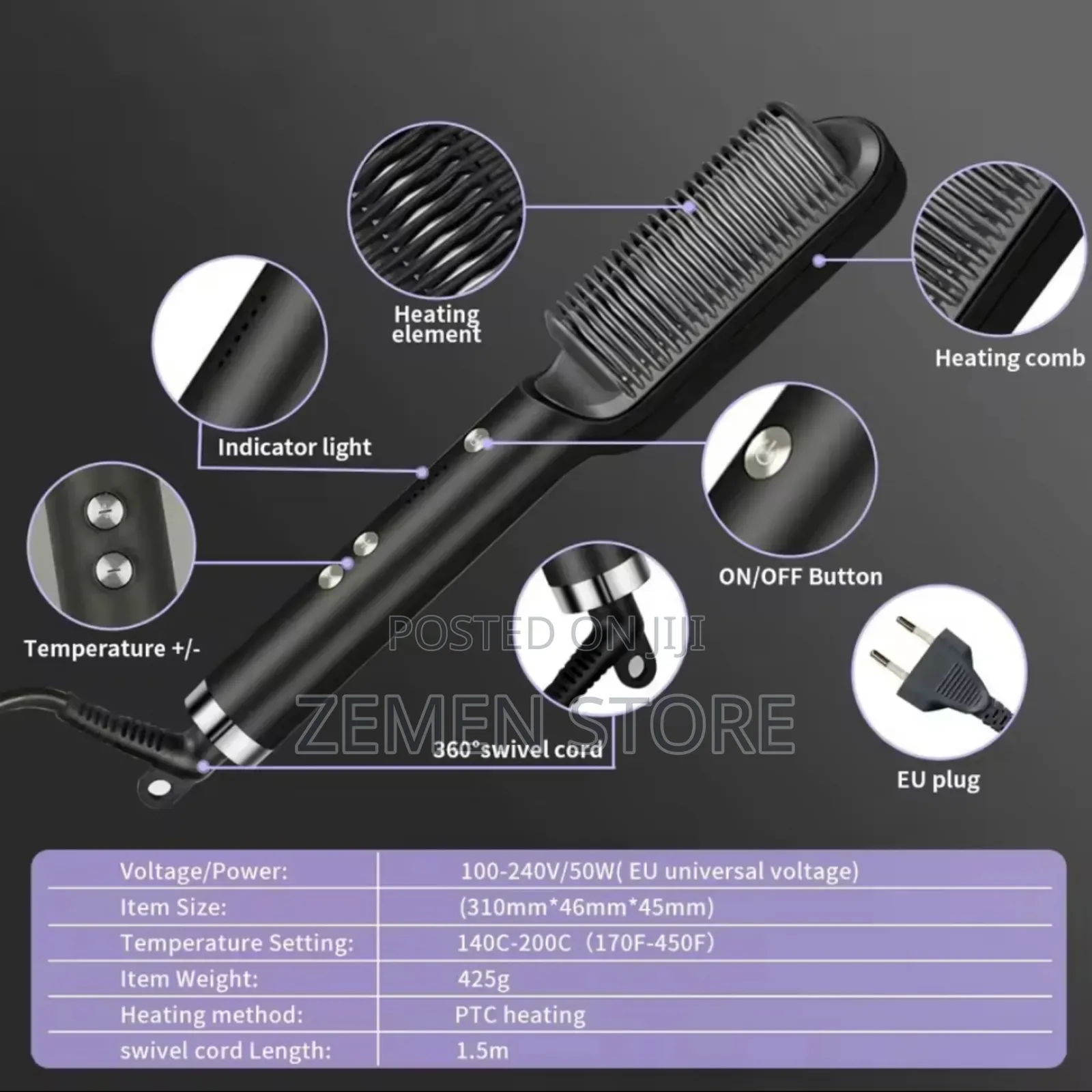 Professional Thermostatic Hair Straightening Machine