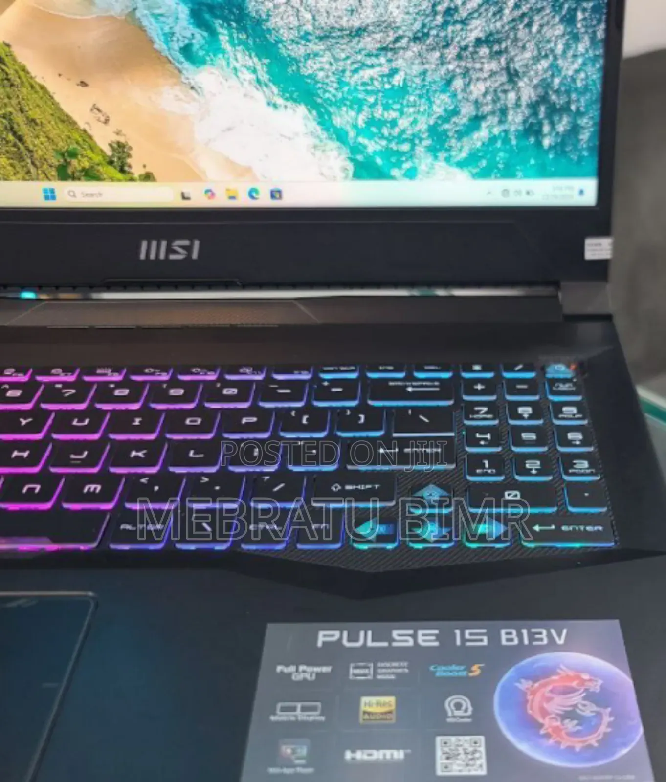 New Laptop MSI Pulse GL76 16GB Intel Core I7 SSD 1T