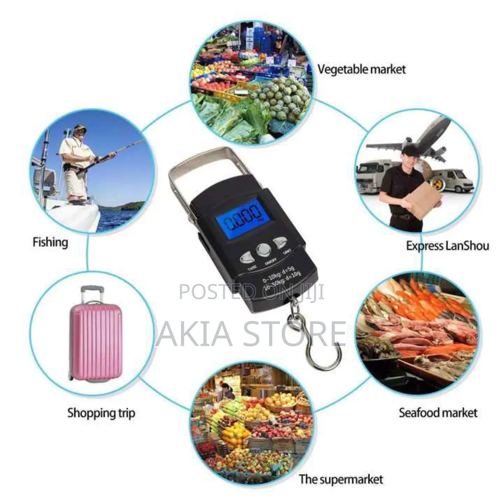 Electronic Digital Scale For Travelers