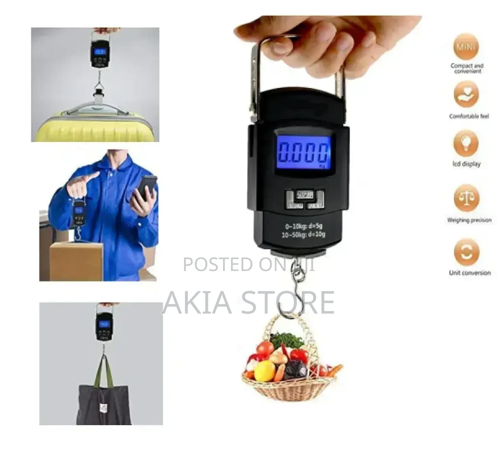 Electronic Digital Scale For Travelers