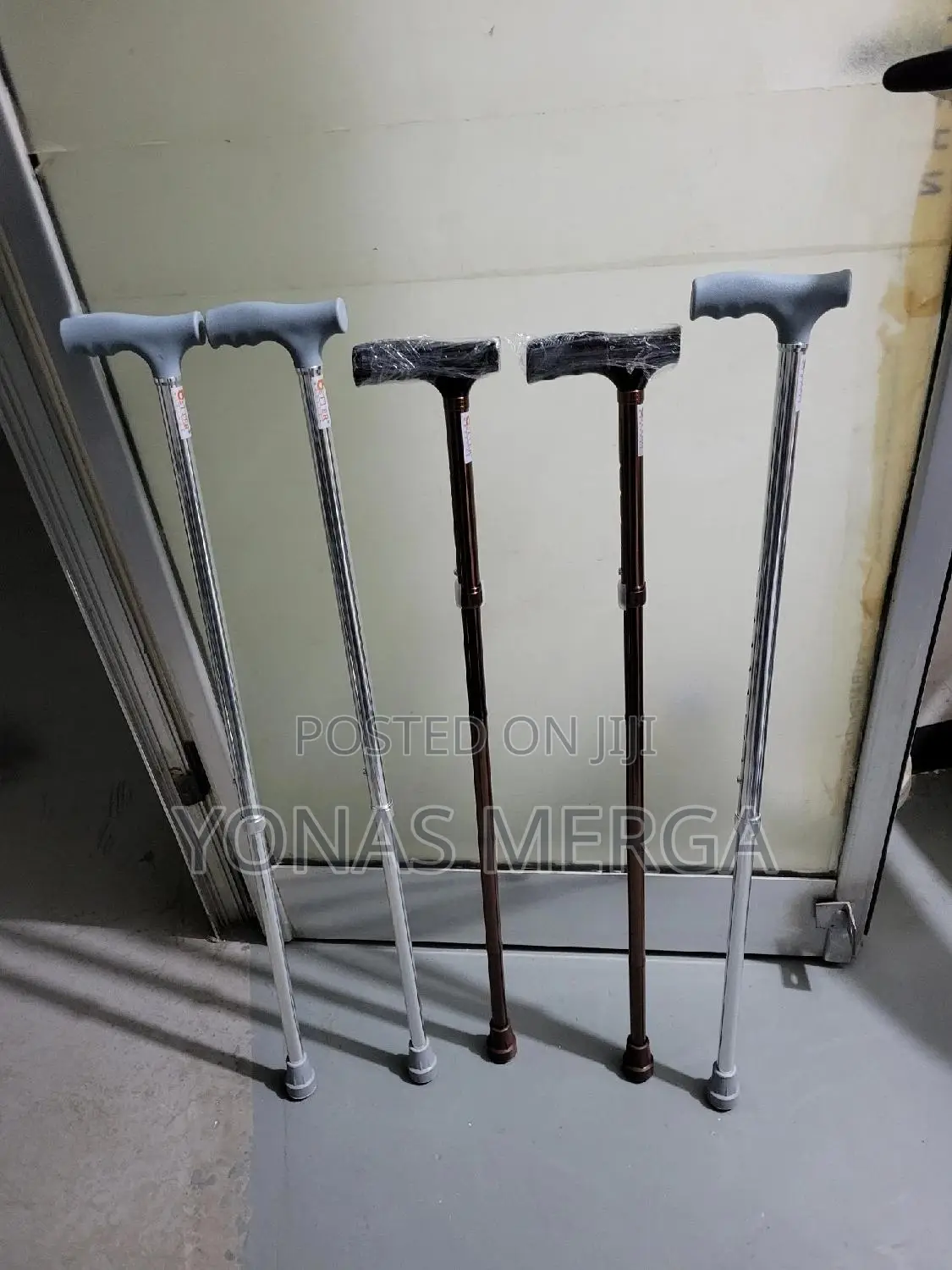 FC Premium Imported Folding Walking Stick - Plastic Handle