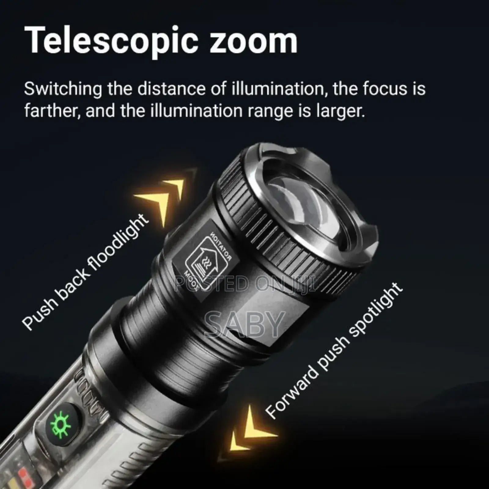 Coba Rechargeable LED Flashlight