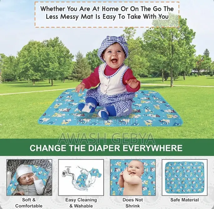 Babies Urine Protection Mat (የህፃናት የሽንት የማያሳልፍ አንሶላ)