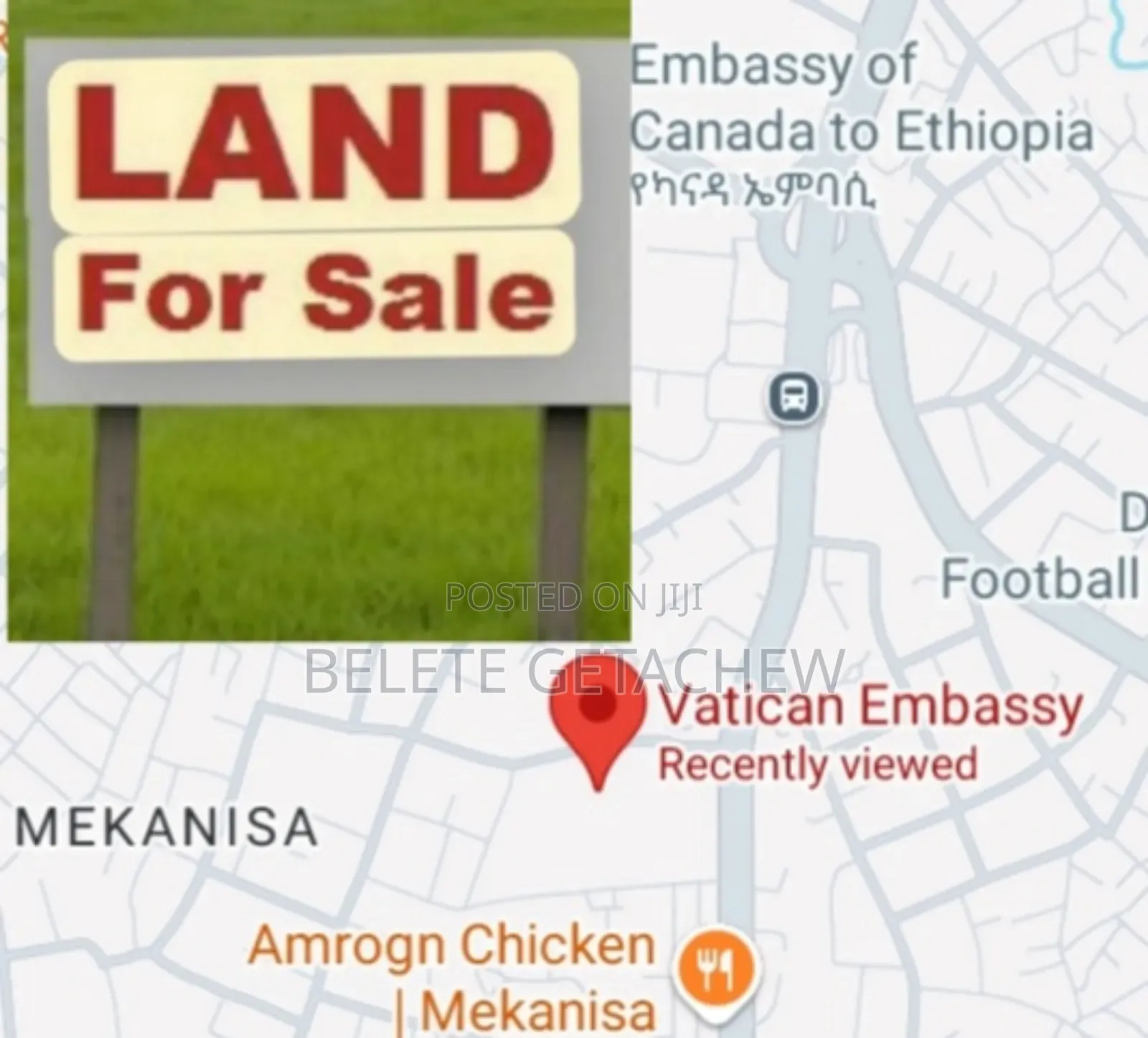 Land for Sale at Vatican Embassy 2200sqm