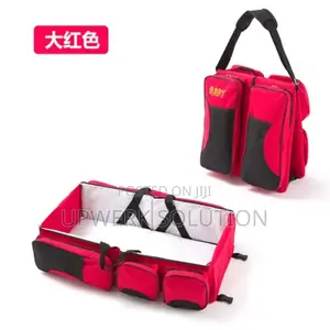  Multifunction Foldable Baby 
 Diaper Bag