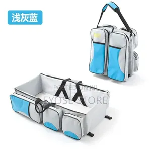  Multifunction Foldable Baby 
 Diaper Bag