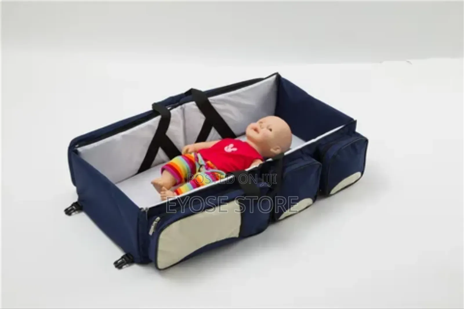  Multifunction Foldable Baby 
 Diaper Bag