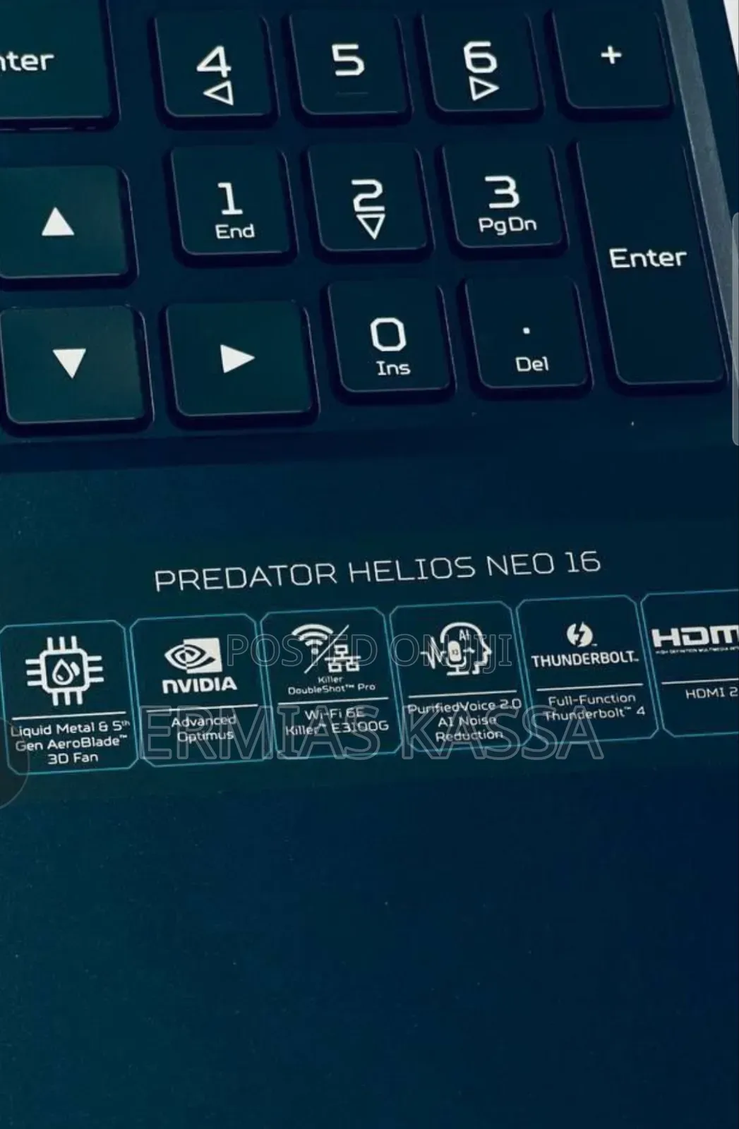 New Laptop Acer Predator Helios Neo 16 16GB Intel Core I9 SSD 1T