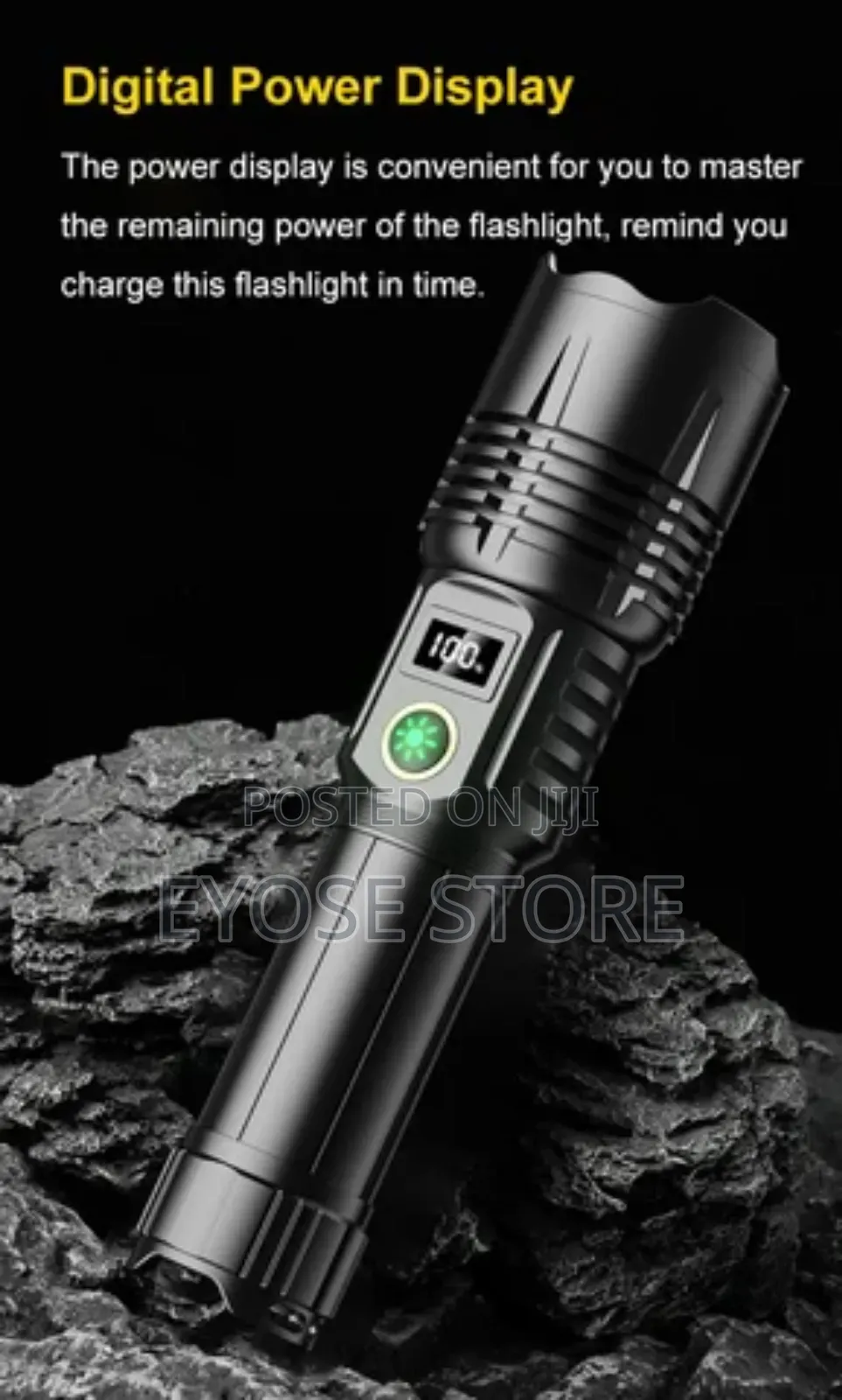 Coba Rechargeable LED Flashlight