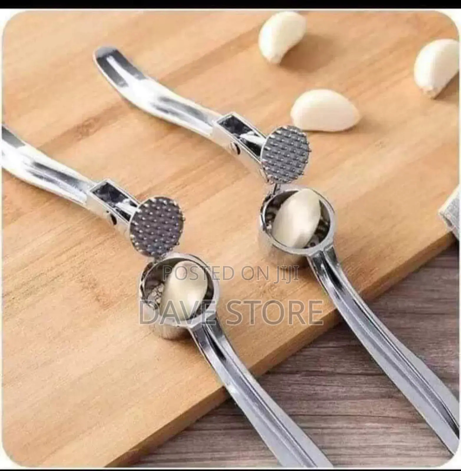 Stainless Steel Garlic Press 
 የነጭ ሽንኩርት እና ዝንጅብል