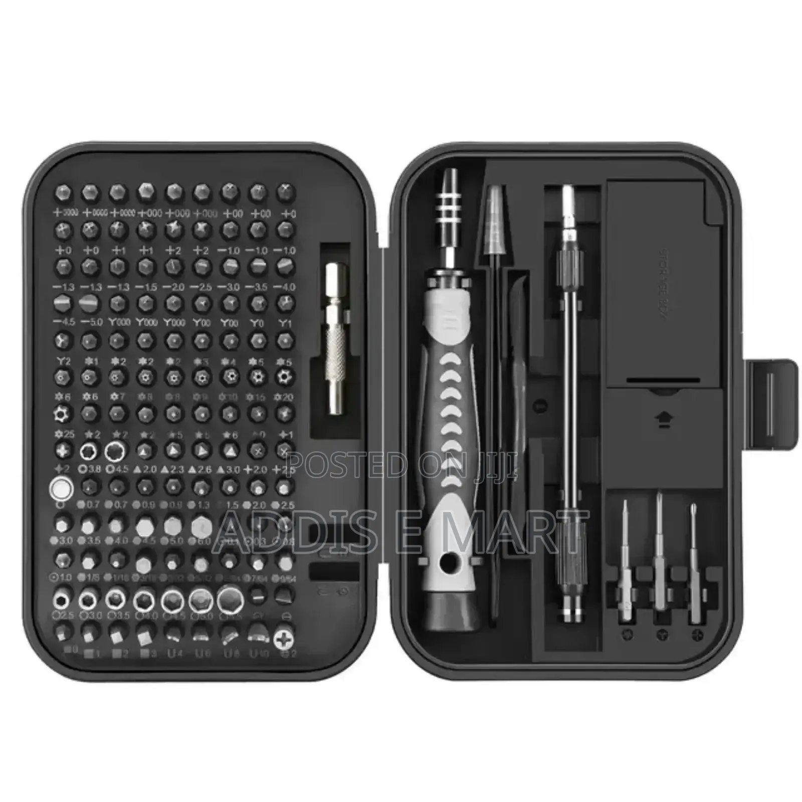 130 አይነት መፍቻዎችን የያዘ Screwdriver Set