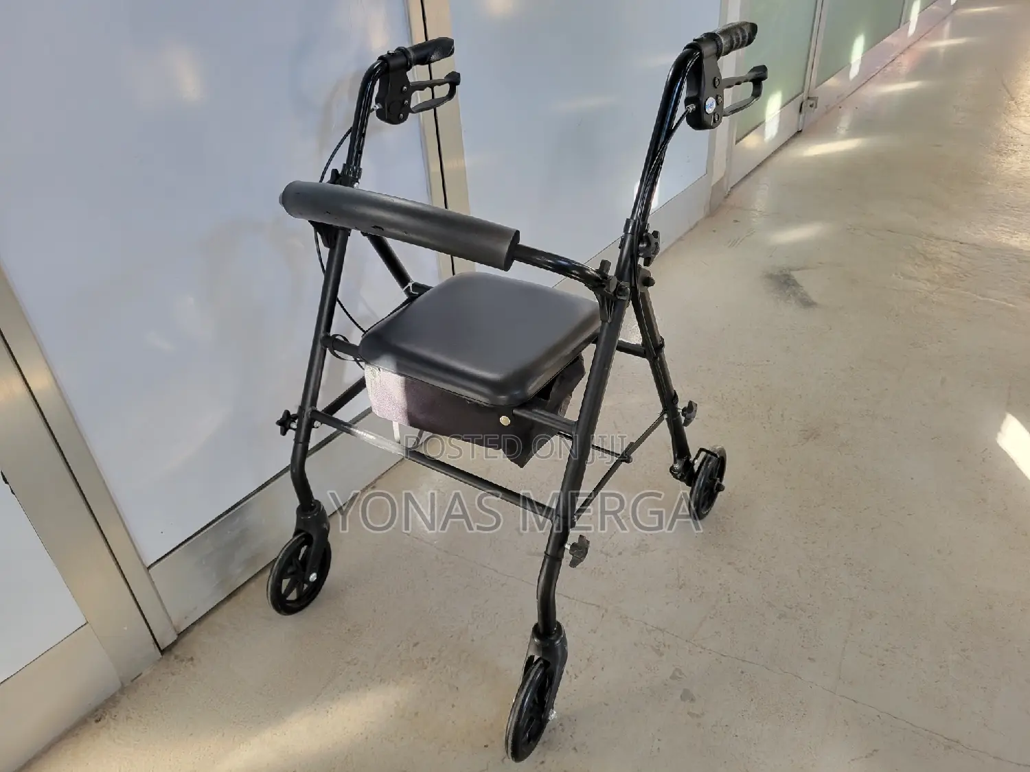 Walker With Wheels for Support Comfort-Includes Fold Feature