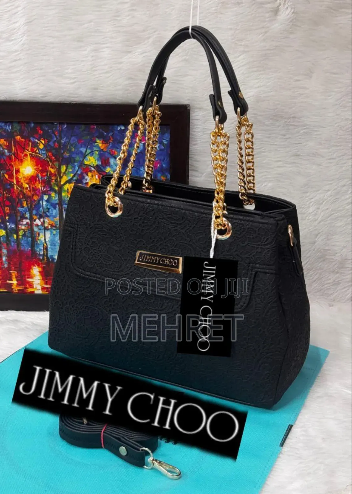 BRAND Jimmy Choo 
Medium Size Handbag 
Crossbody Sling Bag