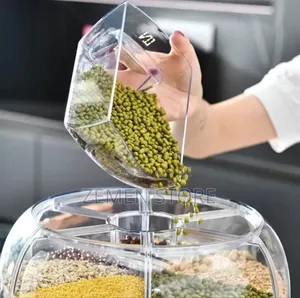 Multi-Compartment Rotating Grain Dispenser