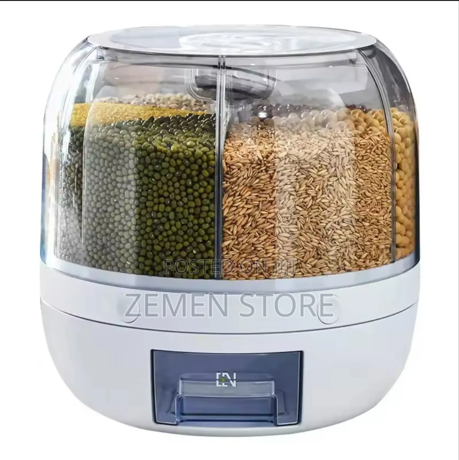 Multi-Compartment Rotating Grain Dispenser