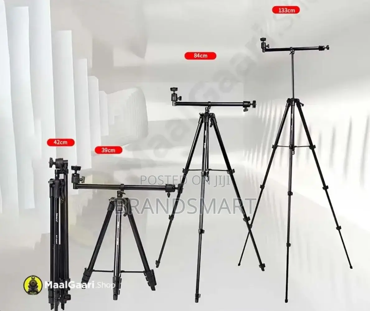 ለስልክም ለካሜራም የሚሆን 360°Rotating Professional Heavy Duty Tripod