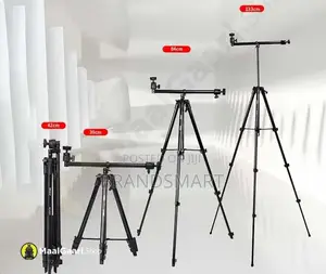 ለስልክም ለካሜራም የሚሆን 360°Rotating Professional Heavy Duty Tripod