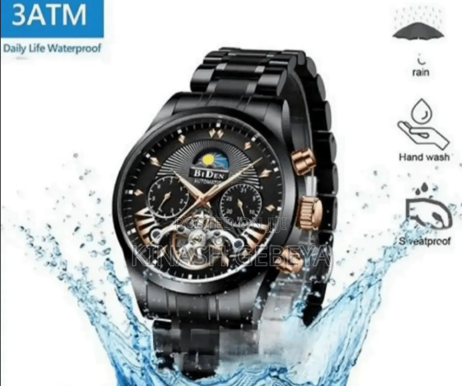 BIDEN High Quality Stainless Steel Watch