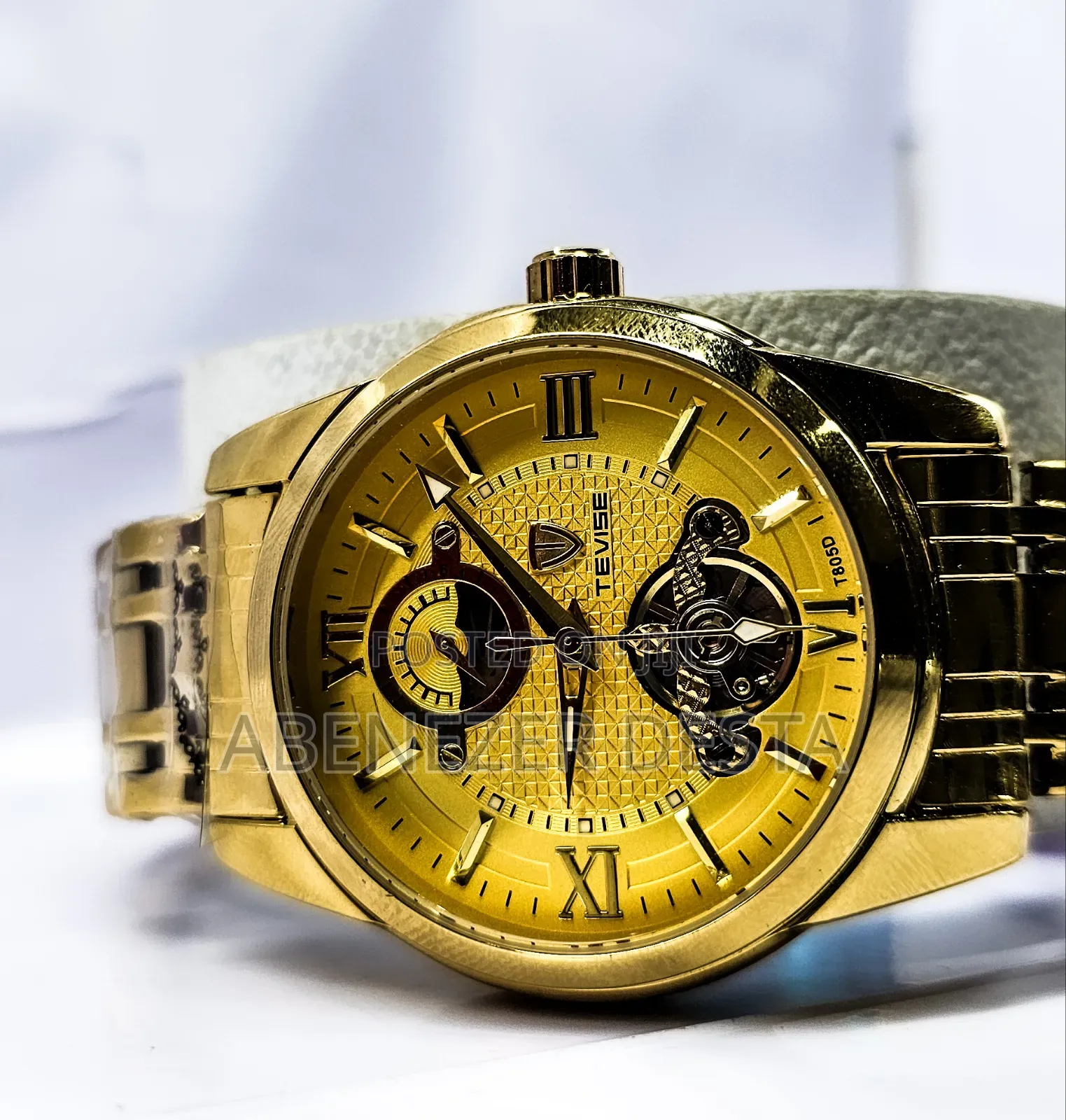 Tevise Mehanical Gold Men's High Quality Stainless Watches