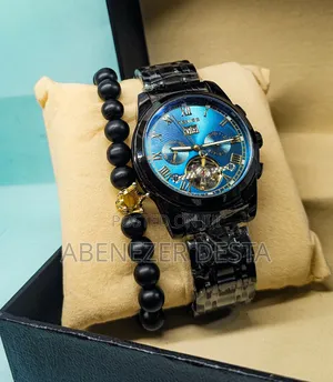 Tevise 9005d Luxury Black Boys Automatic Wristwatch