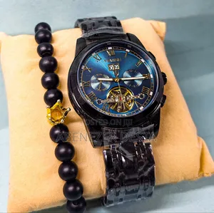 Tevise 9005d Luxury Black Boys Automatic Wristwatch