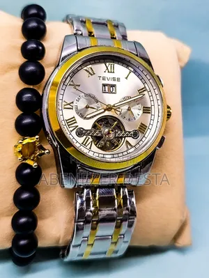 Tevise 9005d New Arrival Silver Gents Mechanical Watch