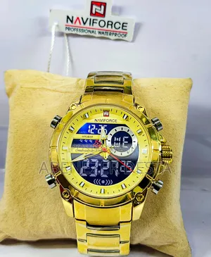 NAVIFORCE Sport Men Waterproof Dual Display Date Clock