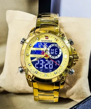 NAVIFORCE Sport Men Waterproof Dual Display Date Clock