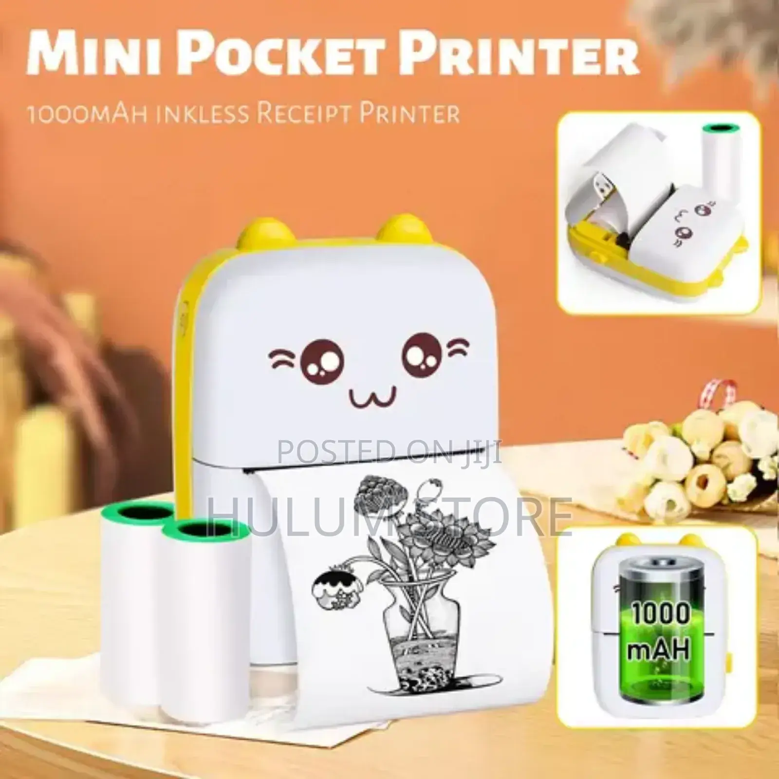 Portable Mini Bluetooth Printer